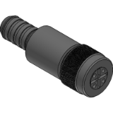Leitungsdose M 12 x 1 für AZ 16-ST mit Stecker (mit Leitung)